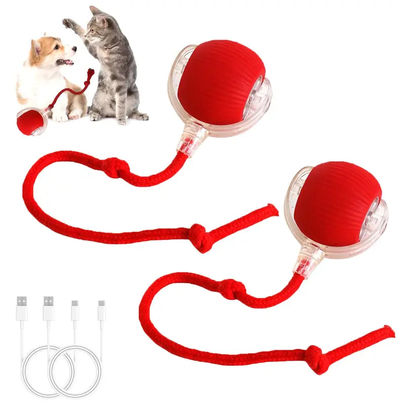 Interactive Electric Cat Toy Ball: Motion-Sensing Rolling Ball for Indoor Cats and Dogs, Promotes Active Play and Engagement, Ideal Pet Gift and Supply.