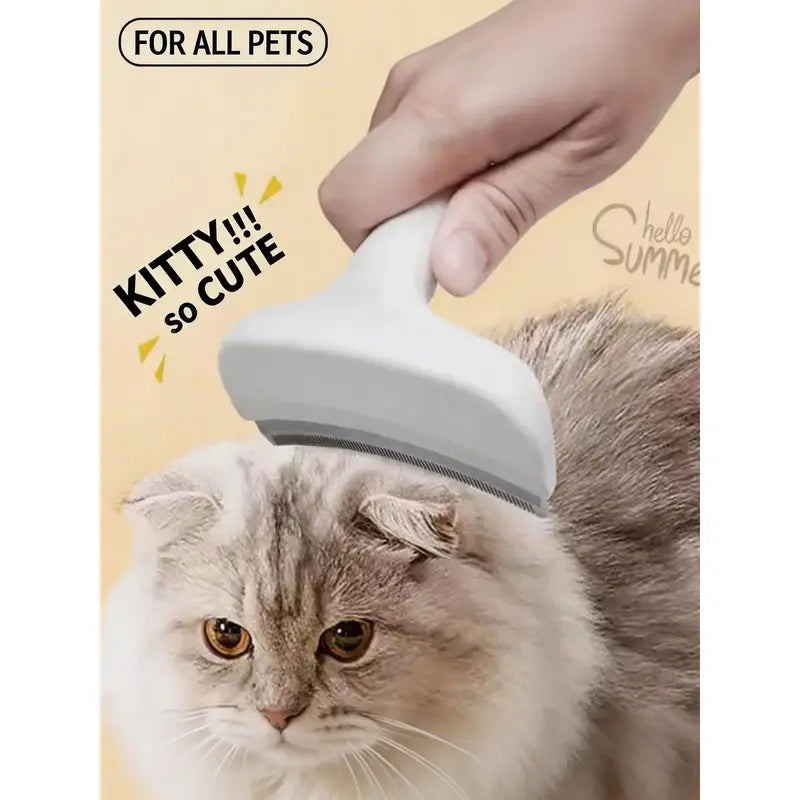 Undercoat Rake Deshedding Brush for Long-Haired & Double-Coated Dogs