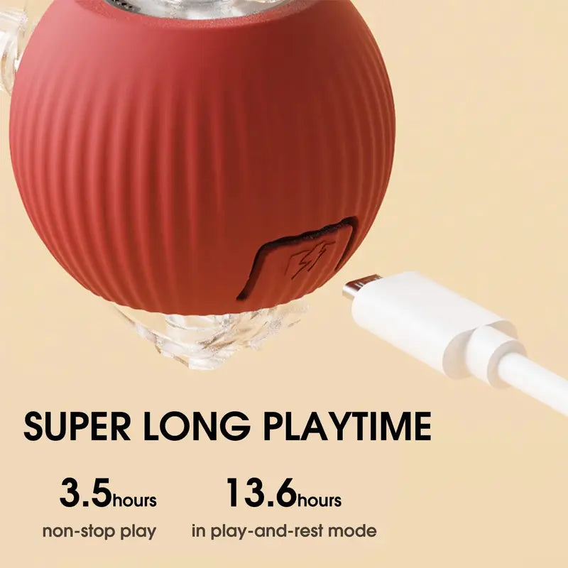 Interactive Electric Cat Toy Ball: Motion-Sensing Rolling Ball for Indoor Cats and Dogs, Promotes Active Play and Engagement, Ideal Pet Gift and Supply.