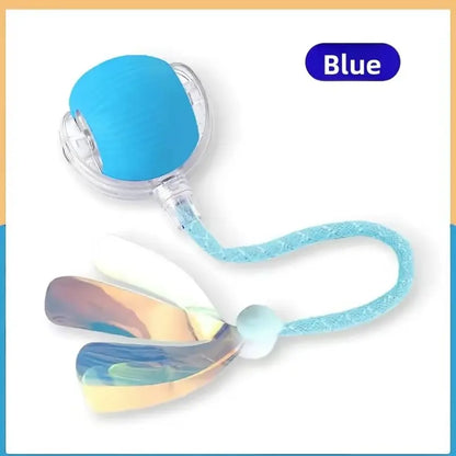 Interactive Rechargeable Ball Toy for Cats and Dogs with Bird Chirping Sound, Smart Motion Sensor, Chew-Resistant Design, and Ultra-Quiet Operation - Ideal Anti-Depression Gift and Multi-Surface Compatibility