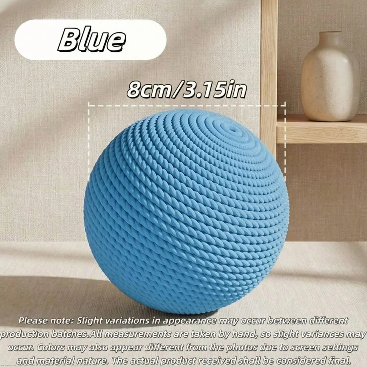 Premium Large Jute Cat Ball Toy - Durable, Bite-Resistant, and Safe for Indoor Interactive Play and Self-Entertainment