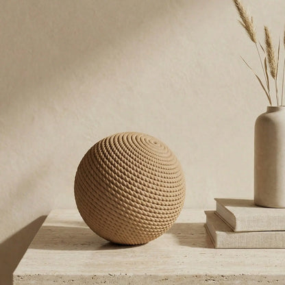 Premium Large Jute Cat Ball Toy - Durable, Bite-Resistant, and Safe for Indoor Interactive Play and Self-Entertainment