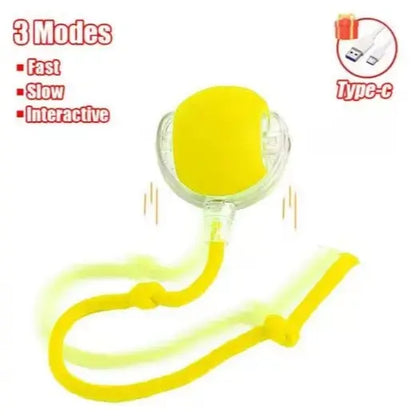Interactive Rechargeable Ball Toy for Cats and Dogs with Bird Chirping Sound, Smart Motion Sensor, Chew-Resistant Design, and Ultra-Quiet Operation - Ideal Anti-Depression Gift and Multi-Surface Compatibility