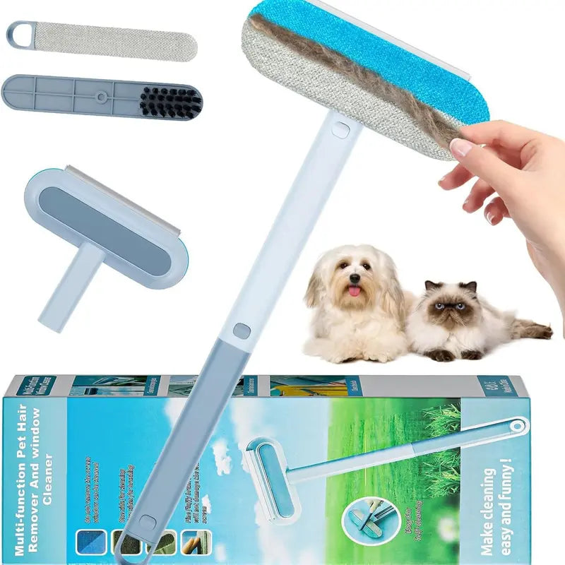 Reusable Pet Hair Remover for Couch, Carpet & Clothes – Extendable