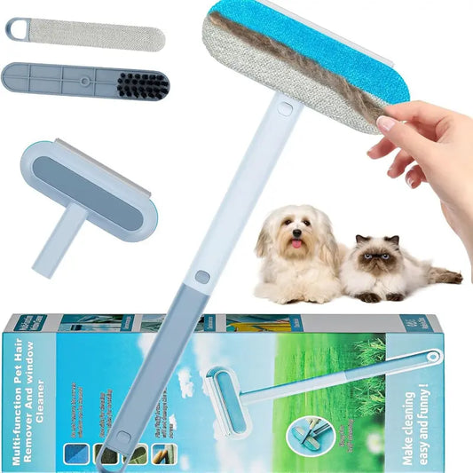 Reusable Pet Hair Remover for Couch, Carpet & Clothes – Extendable