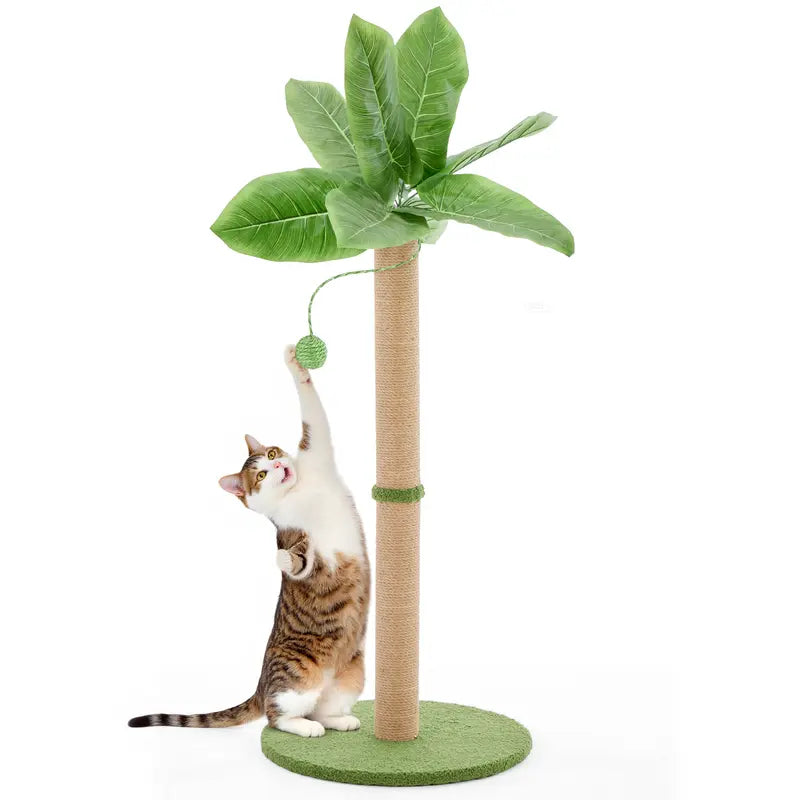 Pettrove Multi-Level Cat Tree Tower for Indoor Cats with Sisal Scratching Post, Spacious Condo, Climbing Ladder, and Plush Toy